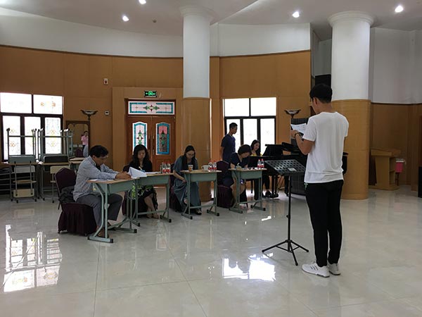 华东神学院举行2019年圣乐招生考试 华东神学院举行2019年圣乐招生考试